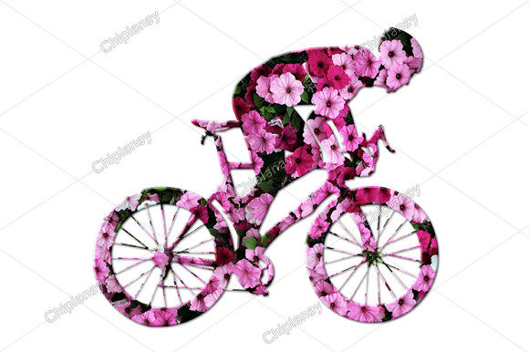 Bicyclist Bike Floral: A Versatile Design Gem