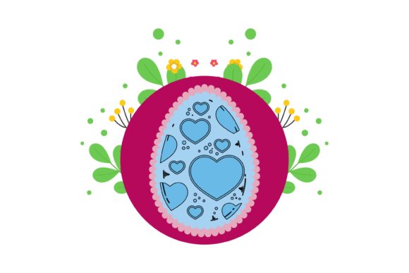 Easter Egg Style Floral Background: A Creative and Versatile Design Element
