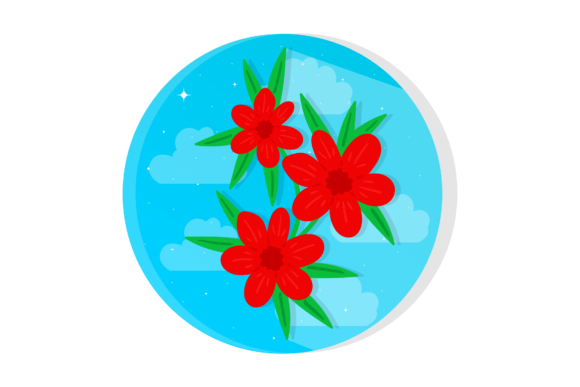 Embrace the Charm of Flat Illustration - Spring Floral in Your Designs