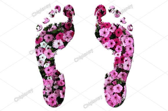 Exploring the Charm of Human Feet Footprint Flowers: A Versatile Design for Modern Creativity