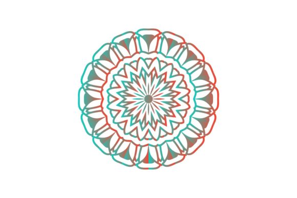 Mandala Floral Gradient Color: A Versatile Design Asset