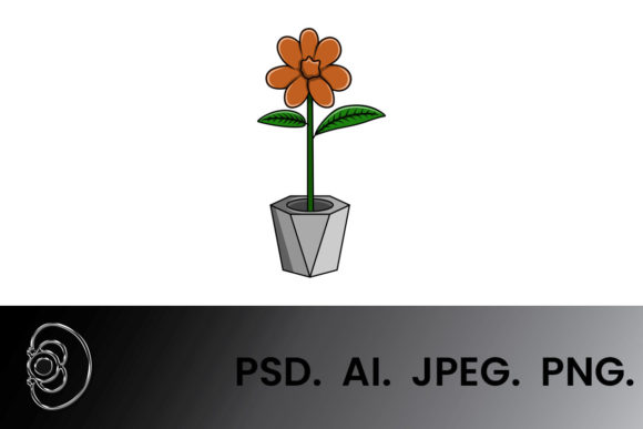 Marigold Floral Cartoon Illustration: A Versatile and Charming Addition to Your Creative Toolkit